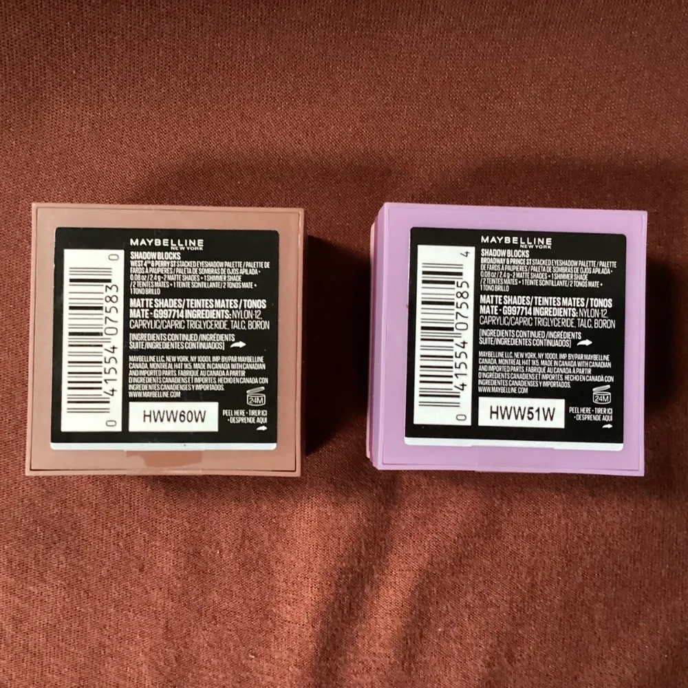Maybelline New York Shadow Blocks 20 & 40 NEW